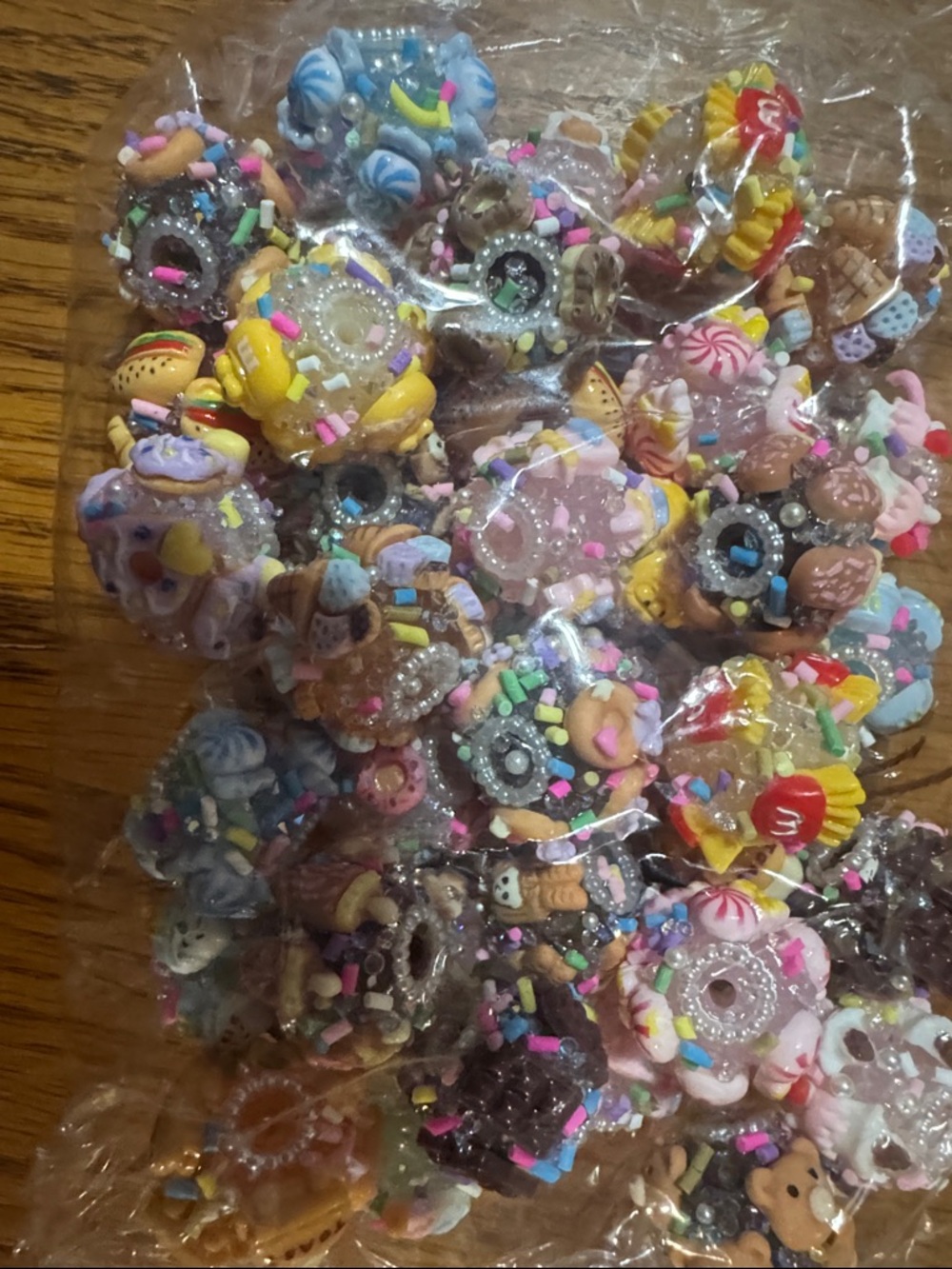 40 pieces Fancy Beads.